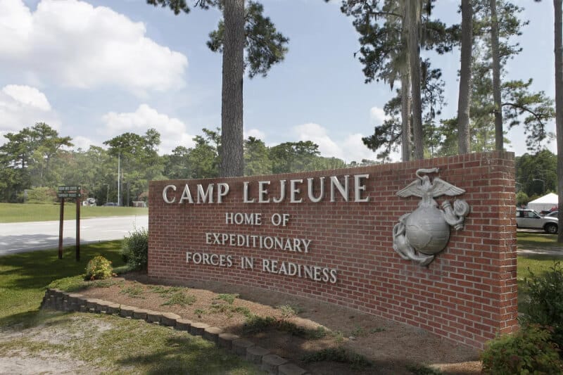 Camp Lejeune entrance