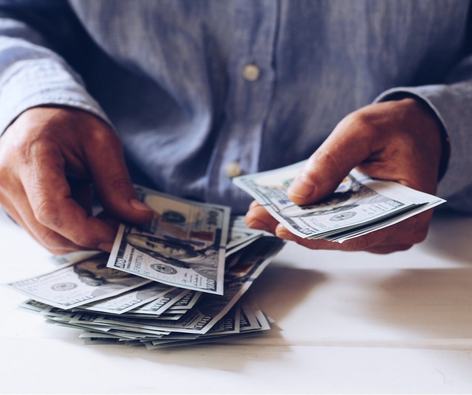 counting money